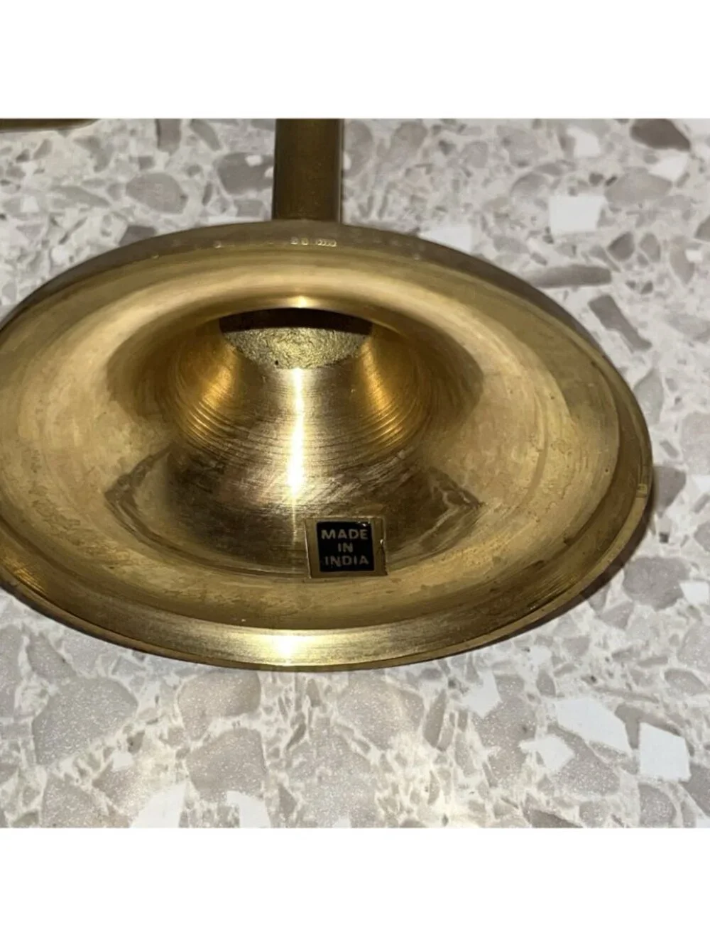 Brass Candlestick Holders Chamber Style one Stick Snuffer Lot of 4